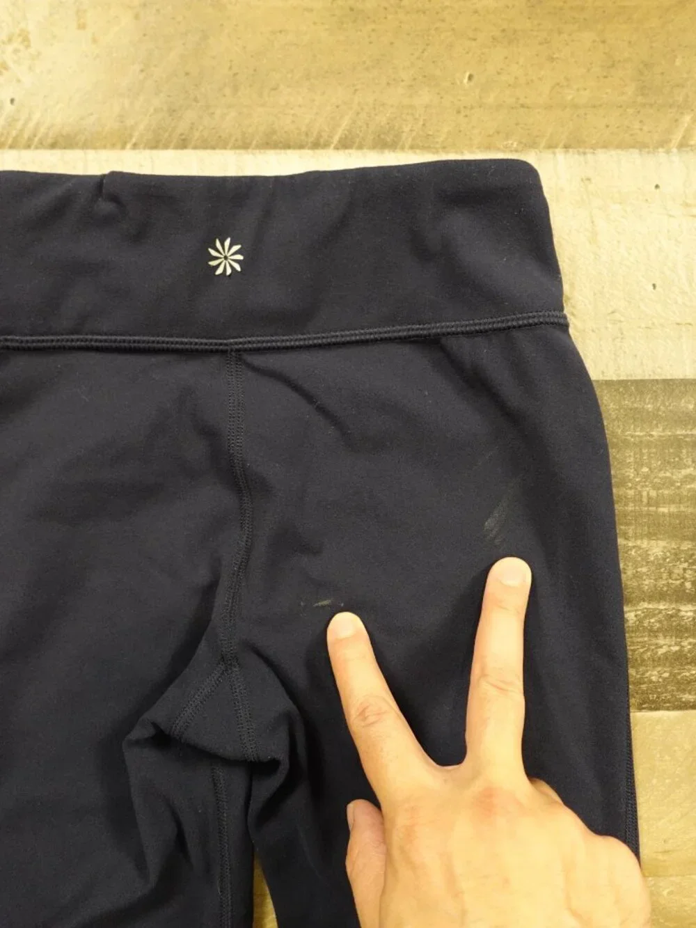 Athleta Girl Treasure Tight Chit Chat Flare Pant Girls Small Navy Black Lot of 2